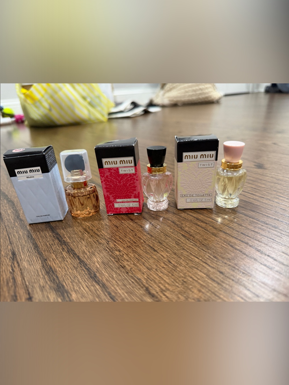 Miu Miu Miniature Perfume Trio